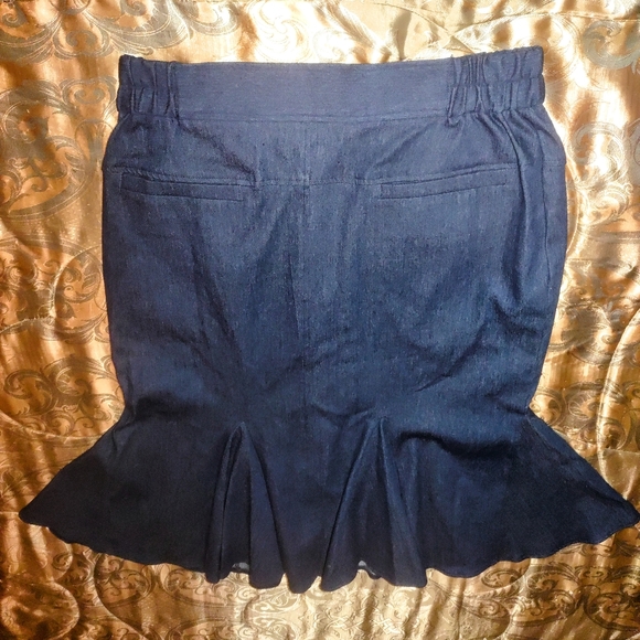 For Her NYC Blue Denim Skirt XL NWOT - Picture 3 of 3